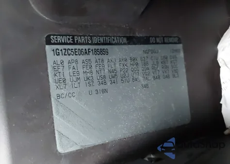 2010 Chevrolet Malibu Lt из США, поврежденный, VIN 1G1ZC5E06AF185859